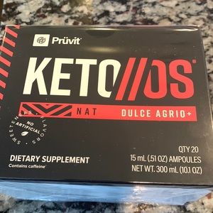 Pruvit keto//os dulce agrio. 20 servings